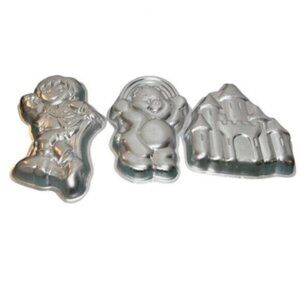 Vintage Wilton Cake Pans Care Bears Diego Princess Enchanted Castle